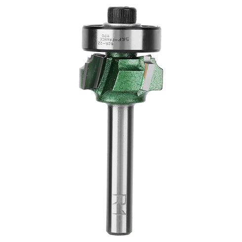 CMT Router Bits, Banding Trimmer Routers, Bevel Top Trim Router Woodworking Milling Cutter, 4 Teeth Trimming Cutter