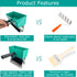 6 Inch Portable Glue Applicator Roller with Paint Bucket, Handheld Manual Adhesive Spreader for Woodworking