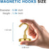 LOVIMAG Cruise Ship Essentials, 80Lb Magnetic Hooks for Cruise Cabins, Strong Hanging Hooks (12 Pack)