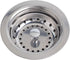 Hydro Master Kitchen Sink Basket Strainer Standard Drains(3-1/2 Inch), Stainless Steel with Rubber Stopper for Kitchen Sinks by HYDRO MASTER
