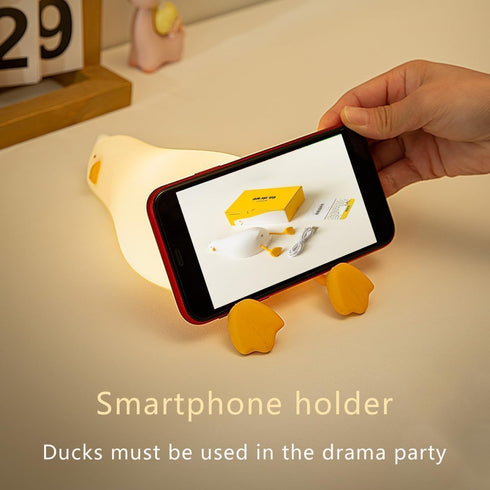 Cute Duck/Chicken/Rabbit/Panda NightLight, LED Squishy Animal Novelty Lamp for Toddler Baby Kids, Nursery Touch Kawaii