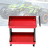 01 02 015 1/8 1/10 1/12 1/1(red) Tool Organizers, Metal Tool Cart Compatibile Lasting Performance with Wheels for RC