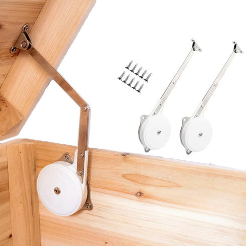Hingex Toy Box Hinges Soft Close - Lid Support Hinge Chest Hinges for