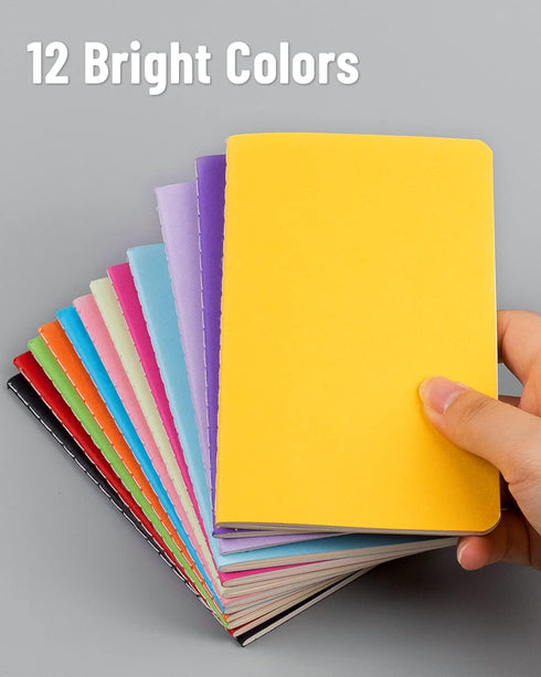 Gwybkq Small Blank Notepads Bulk, 120Pcs Unlined Journals Mini Sketchbooks for Kids, 3.5 x 5.5 Inches