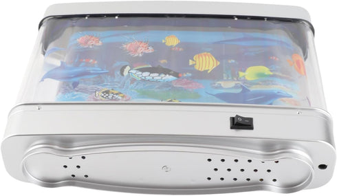 Moving Fish Night Light Sensory Aquarium Lamp for Kids Baby, USB Fake Fish Tank Mini Decorative Tropical for Bedroom