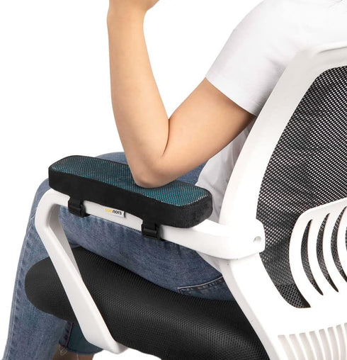 Chair Armrest Cushions, Cooling Gel Office Chair Armrest Pads, Comfy Gaming Chair Covers for Elbows, Set of 2
