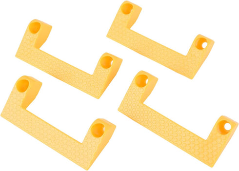 4-Pack FILFEEL Tape Measure Clips for Ladder & Garage Tool - Reliable Plastic Holders for Workbench Storage