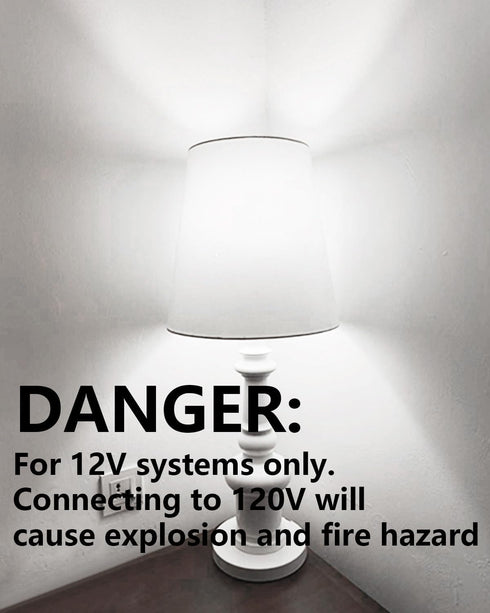 6 Pack G4 Bulb 12V 2.5W 30W T3 6000K G4 Bulbs 300 360Beam LED AC/DC Equivalent Bi-Pin Base Cool Daylight White Light