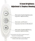 4000K 92+ 5V Dimmable 6ft Dimmer COB LED Strip Lights Natural White CRI Even Lighting Short Flexible Cuttable