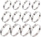 ISPINNER 12pcs 304 Stainless Steel Adjustable Worm Gear Hose Clamps Assortment Kit, 2 Inch, 3 Inch, 4 Inch