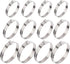 ISPINNER 12pcs 304 Stainless Steel Adjustable Worm Gear Hose Clamps Assortment Kit, 2 Inch, 3 Inch, 4 Inch