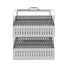 Microscope Slides Rack 30 Positions, Stainless Steel Slide Holder for Research Staining Specimen Storage Stand