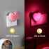 INZU Cute Night Light, Heart Night Light for Kids, LED Nightlight with Auto Dusk to Dawn Sensor, Nightlight Plug into