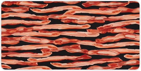 FekiLoot Bacon Pattern Desk Pad Large Office Desk Mat Waterproof Writing Mouse Pad