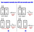 MC-31 Surface Mount Wired NC Door Contact Sensor, Magnetic Reed Switch Alarm, White 5 Pair