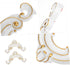 2pcs Homoyoyo Adhesive Furniture Appliques Onlays: Decorative Frame Onlay - Peel and Stick Corner Decal for Vanity