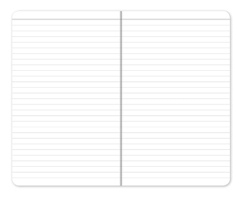 Elan Publishing Company Field Notebook, 5"x8", Assorted Patterns, Lined Memo Book, Pack of 5 for Writing