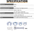 Keenso Door Lock Repair Kit - Front Left Right Cylinder for E46 3 Series 1998-2005