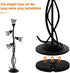 Counterweight POPETPOP Heavy Duty Plastic Lamp Base Weight Sturdy Table and Floor Lamp Chassis for Stability Corrosion