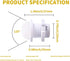hiSpkNix 12 Pack 85-265V 40W, 30s Motion Sensor Switch PIR Wall/Ceiling Mount with Auto-Off & Night Mode