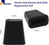 (8Pcs) Kitchen Sink Bottom Grid Grille Replacement Pad, Sink Grid Rubber Feet, Sink Protector Fits For Elkay Sink Parts