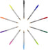 Bic Cristal Fun Ballpoint Pens, Wide Tip (1.6mm), Assorted Colours, Box of 20
