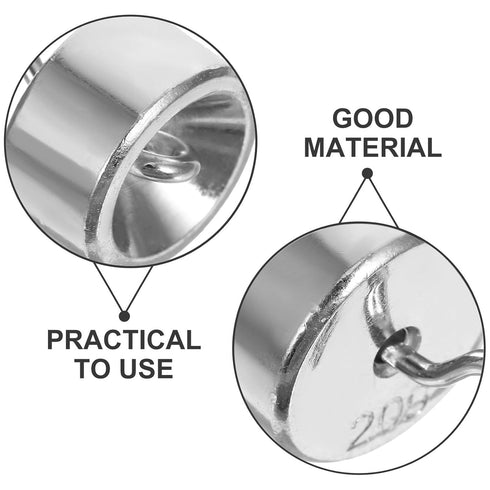 50pcs 20g Set 1000g Baluue Hooked Weight Chrome-Plated for Physics Laboratory Experiments Total Calibration Weights Kit