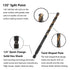 10PCS 1/4" Impact Drill Bit Set, Hex Drill Bits, Black Gold HSS Quick Change Impact Driver Set for Wood, Plastic