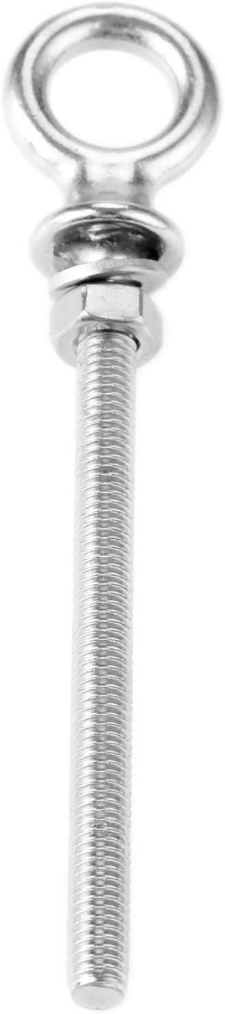 M6*80 Stainless Steel Lifting Eye Bolts with Nut and Washer Long Shank