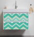 Y1332 Peel and Stick Chevron Stripe Wallpaper 17.7in x 9.8ft Vinyl Geometric Herringbone Self-Adhesive for Kids Room