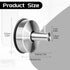 Suction Hooks, 2 Pack Vacuum Suction Cup Hooks Removable and Reusable Shower Hooks Stainless Steel Towel Hooks Wall Hanging Hook Heavy Duty Hooks for Bathroom Kitchen by Dntorx