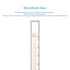 stonylab Graduated Cylinder, 2-Pack B Grade Borosilicate Glass with Stable Hexagonal Base, 50 ml
