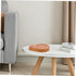 Cabilock Natural Solid Wood Drop-shaped Lamp Base for Desk Light Elegant Nightstand Holder for Home Decor and Office