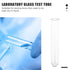 10pcs Test Tube Professional Bottle, Glass Container for Scientific Experiments