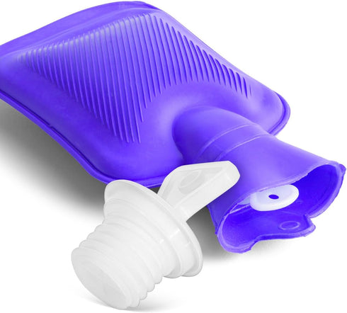 2pcs VOSAREA Hot Water Bottle Stoppers Leakproof Hot Water Bottle Caps Rubber Stopper Plugs for Travel and Camping