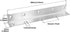 4 Pack 8" Wood,200mm L Bracket, Heavy Duty Corner Brace, Shelf Bracket Angle Bracket for Shelves, Polished Silver
