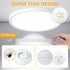RLEDPZTX Light,9 Inch 18w 1860lm,3000k/4000k/6000k 3CCT (4Pack-White) Led Flush Mount Ceiling Selectable, Round Modern