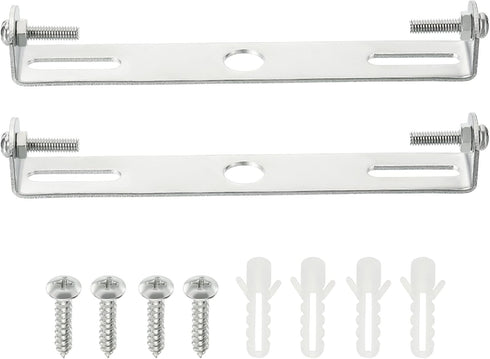 MECCANIXITY Ceiling Light Plate, 120x18x17mm Lighting Fixture Mounting Bracket for Home Office
