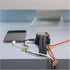 OYWOBET 3 Pcs Gold Cable Anchors, Metal Cable Clips, Cable Anchors for Desk, Metal Charger and Wire Organizers