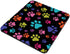 Non-Slip Rectangle Mousepad, Multicolor Dog Paws Design for Home, Office and Gaming Desk