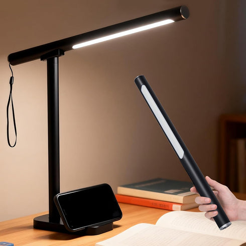 BOKELUNA 2 in 1 LED Desk Lamp - Magnetic Desk Lamp with Phone