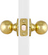 Design House 782912 Polished Brass Ball Passage Hall and Closet Door Knob