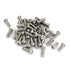 LC LICTOP 50pcs Button Head Socket Cap Screws, 1/4-20 3/4" Allen Hex 304 Stainless Steel Bolts