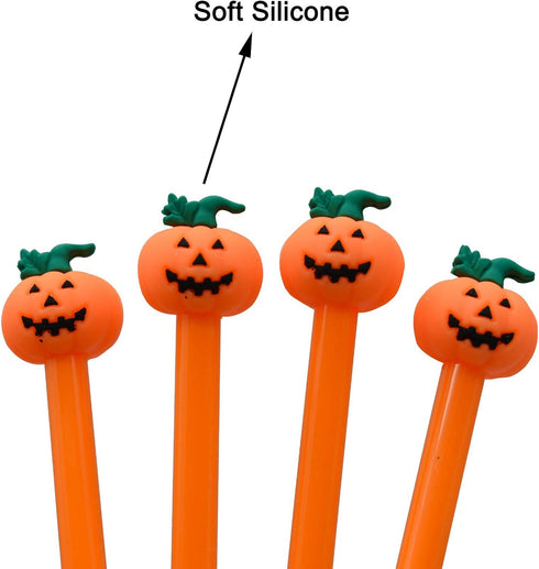 Maydahui 30PCS Halloween Pen, Funny Pumpkin Shape Rollerball Pen for Party Office School Halloween