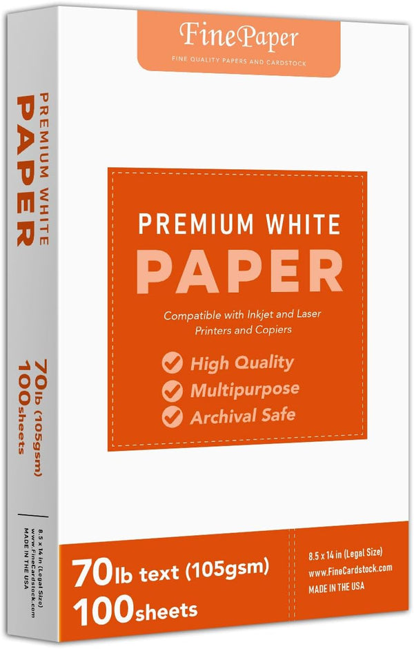 Bright White Paper - Multipurpose Office Print Writing Copy - Flyers, Posters,