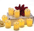 YASENN LED Tea Lights Candles, Battery Operated Flameless Candle, 12 Pack for Halloween Thanksgiving Christmas
