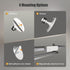 2 Pack, Dimmable 360 Honalia Rechargeable Wall Lights Cordless Wall Sconce with Magnetic Rotation & Touch Control