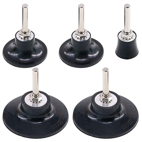 Swpeet 5 Pack Disc Pad Holder Kit, Universal Quick Roll On and Lock