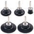 Swpeet 5 Pack Disc Pad Holder Kit, Universal Quick Roll On and Lock