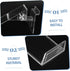 2pcs Zerodeko Plastic Shoe Display Rack Shoe Display Holder Stand for Retail Sandals Show Rack Stand
